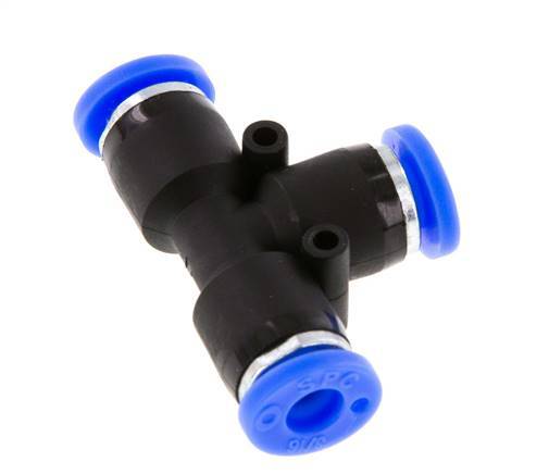 Racor en T de 3/16'' PBT NBR [2 piezas]