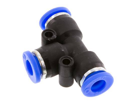 Racor en T de 1/4'' PBT NBR [2 piezas]