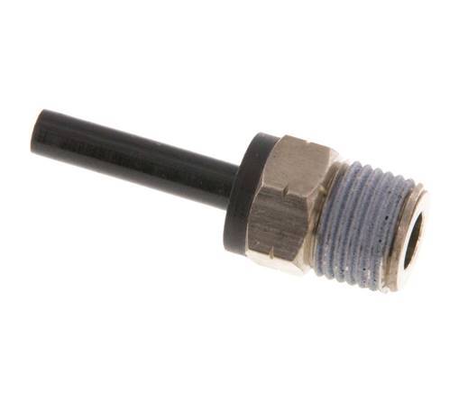 5/32'' x 1/8'' NPT Plug-in Fitting with Male Threads Brass/PBT NBR [2 Pieces]