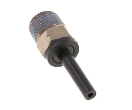 Racor de 5/32'' x 1/8'' NPT con rosca macho Latón/PBT NBR [2 piezas]