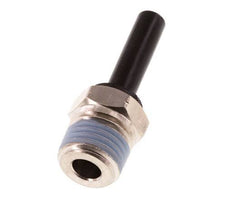 1/4'' x 1/4'' NPT Plug-in Fitting with Male Threads Brass/PBT NBR [2 Pieces]