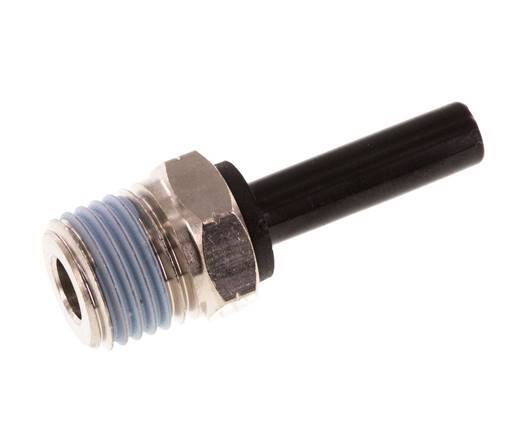 1/4'' x 1/4'' NPT Plug-in Fitting with Male Threads Brass/PBT NBR [2 Pieces]