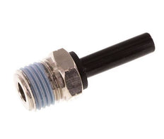1/4'' x 1/4'' NPT Plug-in Fitting with Male Threads Brass/PBT NBR [2 Pieces]