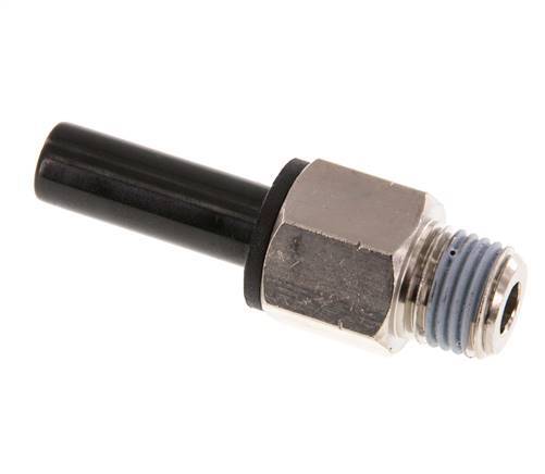 3/8'' x 1/4'' NPT Plug-in Fitting with Male Threads Brass/PBT NBR [2 Pieces]