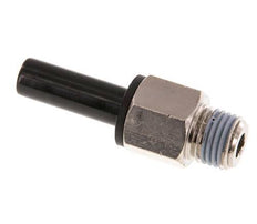 3/8'' x 1/4'' NPT Plug-in Fitting with Male Threads Brass/PBT NBR [2 Pieces]