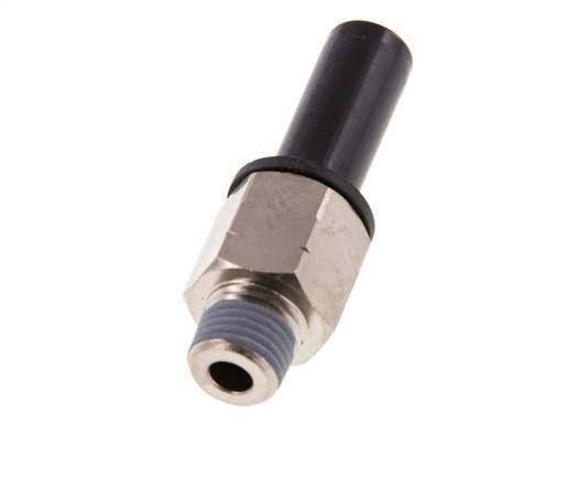 1/2'' x 1/4'' NPT Plug-in Fitting with Male Threads Brass/PBT NBR [2 Pieces]