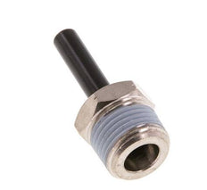 1/4'' x 3/8'' NPT Plug-in Fitting with Male Threads Brass/PBT NBR [2 Pieces]