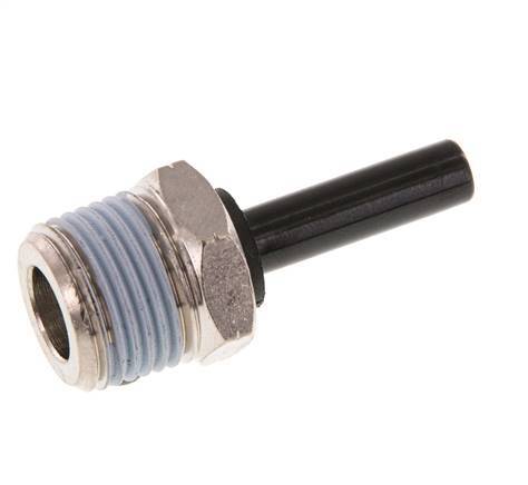1/4'' x 3/8'' NPT Plug-in Fitting with Male Threads Brass/PBT NBR [2 Pieces]