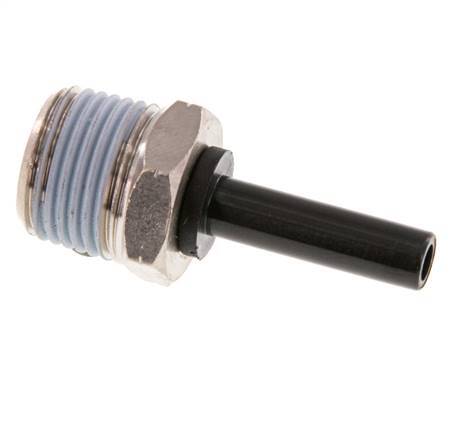 1/4'' x 3/8'' NPT Plug-in Fitting with Male Threads Brass/PBT NBR [2 Pieces]