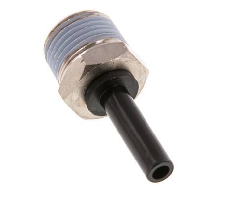 1/4'' x 3/8'' NPT Plug-in Fitting with Male Threads Brass/PBT NBR [2 Pieces]