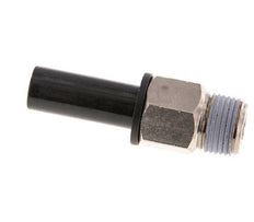 3/8'' x 1/2'' NPT Plug-in Fitting with Male Threads Brass/PBT NBR [2 Pieces]