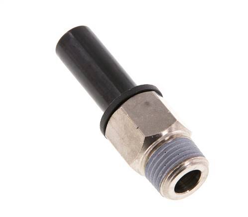 3/8'' x 1/2'' NPT Plug-in Fitting with Male Threads Brass/PBT NBR [2 Pieces]