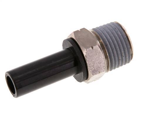 1/2'' x 1/2'' NPT Plug-in Fitting with Male Threads Brass/PBT NBR