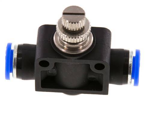 Silenciador de control de flujo recto 7,94 mm (5/16 pulgadas) de latón/PBT