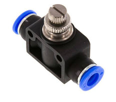 Silenciador de control de flujo recto 7,94 mm (5/16 pulgadas) de latón/PBT