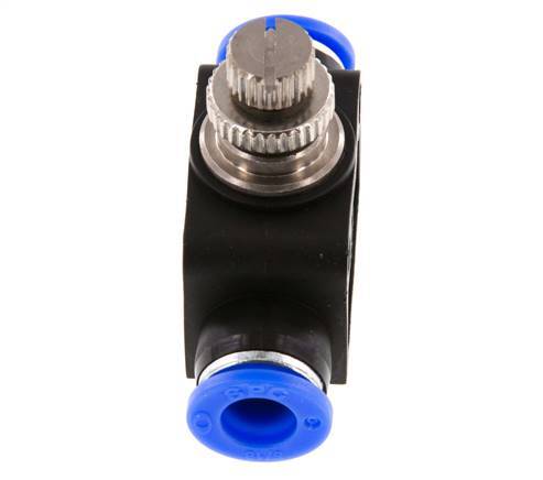 Silenciador de control de flujo recto 7,94 mm (5/16 pulgadas) de latón/PBT