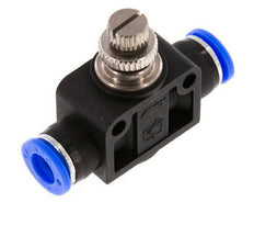 Silenciador de control de flujo recto 7,94 mm (5/16 pulgadas) de latón/PBT