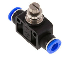 Silenciador de control de flujo recto 7,94 mm (5/16 pulgadas) de latón/PBT