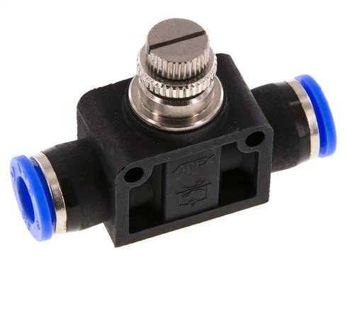 Flow Control Silencer Straight 3/8 inch (9.52 mm) Brass/PBT