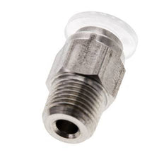 Racor de 6mm x R1/8'' con rosca macho Acero inoxidable/PA EPDM/PTFE