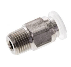 Racor de 6mm x R1/8'' con rosca macho Acero inoxidable/PA EPDM/PTFE