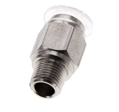 8mm x R1/8'' Push-in Fitting with Male Threads Stainless Steel/PA EPDM/PTFE