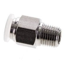 Racor de 10mm x R1/4'' con rosca macho Acero inoxidable/PA EPDM/PTFE
