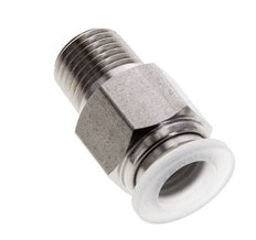 Racor de 10mm x R1/4'' con rosca macho Acero inoxidable/PA EPDM/PTFE