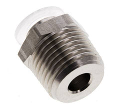 Racor de 10mm x R1/2'' con rosca macho Acero inoxidable/PA EPDM/PTFE