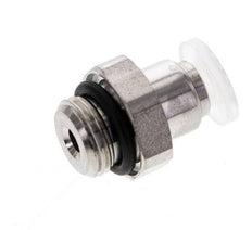 4mm x G1/8'' Push-in Fitting with Male Threads PA/Stainless Steel EPDM