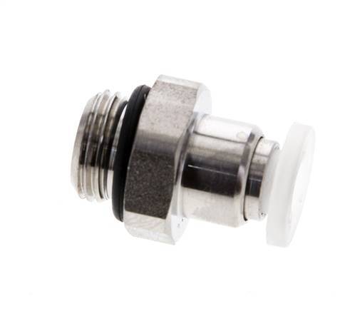 4mm x G1/8'' Push-in Fitting with Male Threads PA/Stainless Steel EPDM