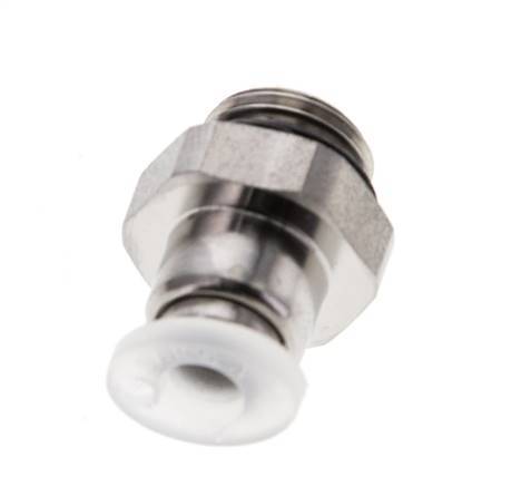 4mm x G1/8'' Push-in Fitting with Male Threads PA/Stainless Steel EPDM