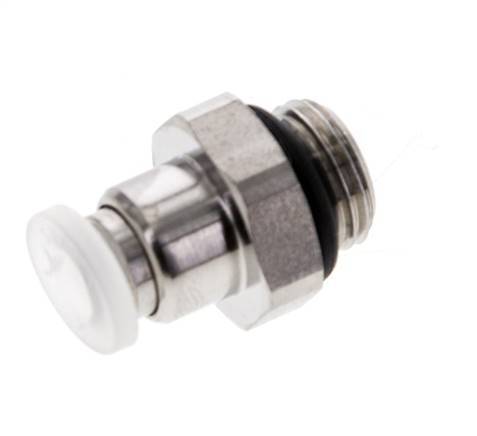 4mm x G1/8'' Push-in Fitting with Male Threads PA/Stainless Steel EPDM