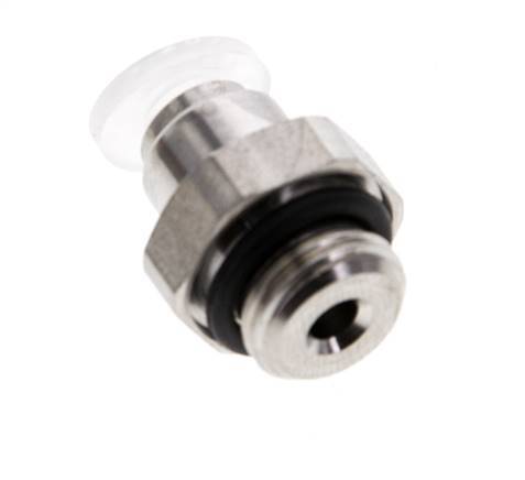 4mm x G1/8'' Push-in Fitting with Male Threads PA/Stainless Steel EPDM