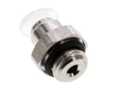 4mm x G1/8'' Push-in Fitting with Male Threads PA/Stainless Steel EPDM