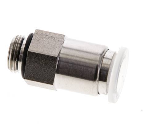 Racor de 8mm x G1/8'' con rosca macho PA/Acero inoxidable EPDM