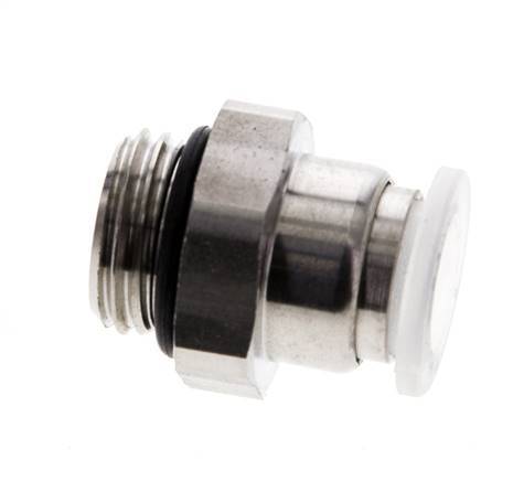 8mm x G1/4'' Push-in Fitting with Male Threads PA/Stainless Steel EPDM
