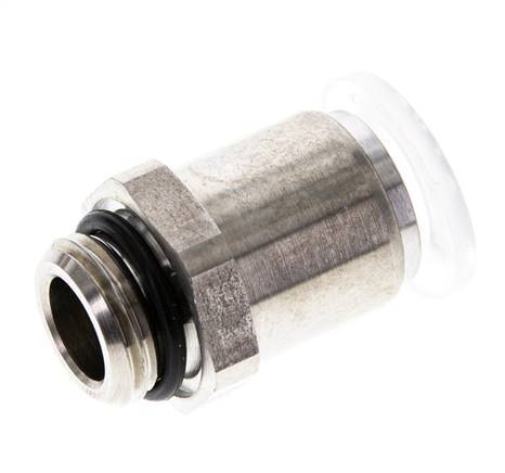 Racor de 10mm x G1/4'' con rosca macho PA/Acero inoxidable EPDM