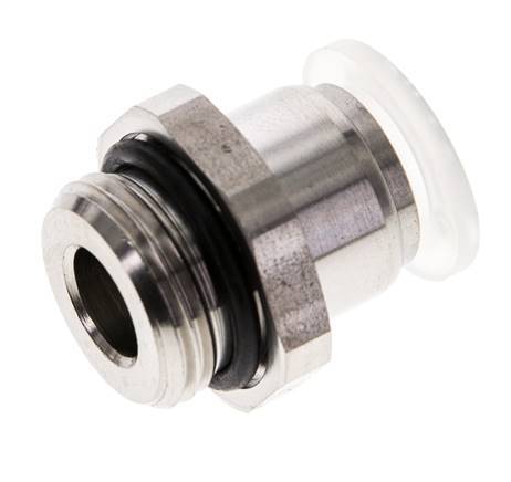 Racor de 10mm x G3/8'' con rosca macho PA/Acero inoxidable EPDM