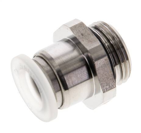 Racor de 10mm x G3/8'' con rosca macho PA/Acero inoxidable EPDM