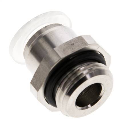 Racor de 10mm x G3/8'' con rosca macho PA/Acero inoxidable EPDM