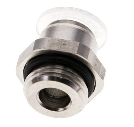 Racor de 10mm x G3/8'' con rosca macho PA/Acero inoxidable EPDM