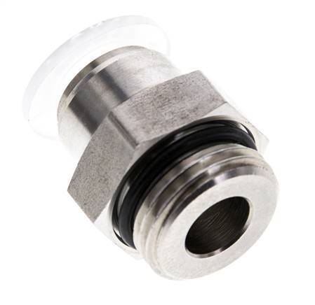 Racor de 12mm x G1/2'' con rosca macho PA/Acero inoxidable EPDM