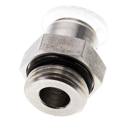 Racor de 12mm x G1/2'' con rosca macho PA/Acero inoxidable EPDM