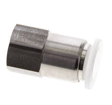 12mm x G3/8'' Push-in Fitting with Female Threads Stainless Steel/PA EPDM/PTFE