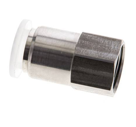 12mm x G3/8'' Push-in Fitting with Female Threads Stainless Steel/PA EPDM/PTFE