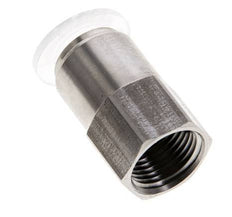 12mm x G3/8'' Push-in Fitting with Female Threads Stainless Steel/PA EPDM/PTFE