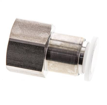 Racor de 12mm x G1/2'' con rosca hembra Acero inoxidable/PA EPDM/PTFE