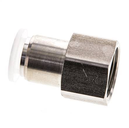 Racor de 12mm x G1/2'' con rosca hembra Acero inoxidable/PA EPDM/PTFE
