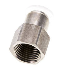 Racor de 12mm x G1/2'' con rosca hembra Acero inoxidable/PA EPDM/PTFE